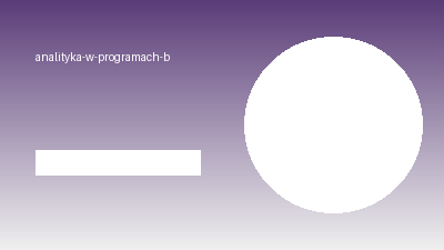 Analityka w programach B2B