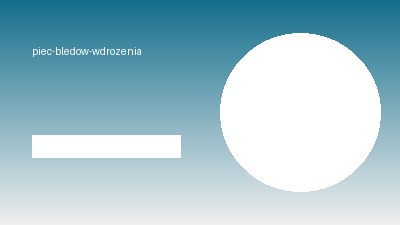 Pięć błędów przy wdrożeniu programu